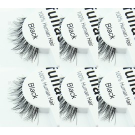 #DW, 6 Pairs ifullash 100% Human Hair Eyelashes