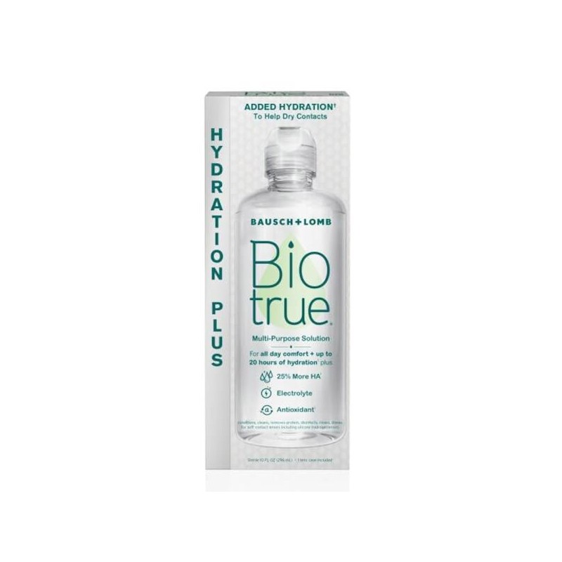 Biotrue 바이오트루 하이드레이션 플러스 다목적 솔루션 10 floz, 시력 보호