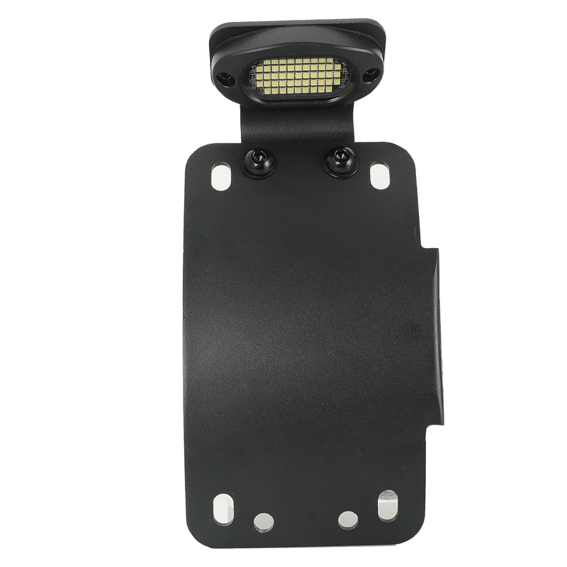 SUNPIE Add White Lights Black Motorcycle Cured Vertical Side Mount
