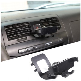 PIUGILH Car Phone Holder Mount Fit for Hummer H3 2005-2009 Interior Accessories, Aluminum Alloy Car Center Air Vent Double Flash Switch Cell Phone Holder Stand