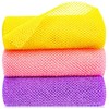 Gugull 3 Pcs African Exfoliating Net Sponge African Bath Sponge