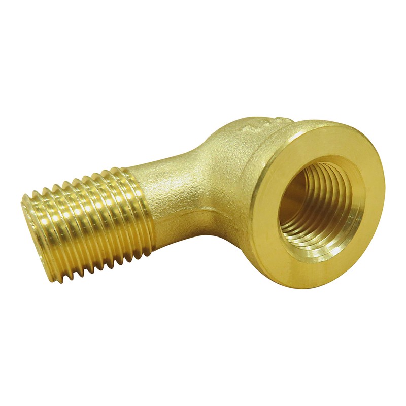 Flowbar Brass Threaded Fitting Street Elbow GSL-02-BS 1/4