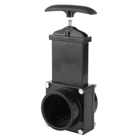 Asixxsix Waste Valve, 7.9 X 2.7 X 2.8 Inch ABS Durable RV Water Tank Drain Valve Small Lightweight Easy Install Gate Valve Mess Free for RV, Campers, Trailers, Van, Caravan Outdoor