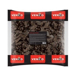 Licorice in 1 Kilo / 2.2lb Bag - Venco Limburgse Katjes Drop Sweet (Holland Lakritze Black Cat Kittens Licorice)