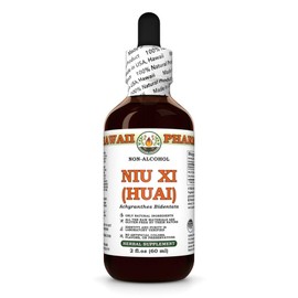 NIU Xi (Huai) (Achyranthes Bidentata) Dry Root Glycerite, Made in Hawaii, All Natural, Vegan, Lab Tested Alcohol-Free Liquid Extract - 2 fl.oz