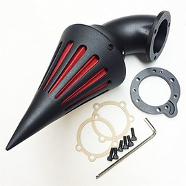 NBX- Spike Air Cleaner Filter Kits For Compatible with Harley S&S Custom Cv Evo Xl Sportster Black