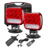 Partsam Wireless LED Trailer Light Kit Magnetic Towing Tail Light