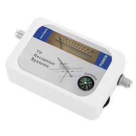 GRARRO DVB-T Finder Digital Aerial Terrestrial TV Antenna Signal Strength Meter White