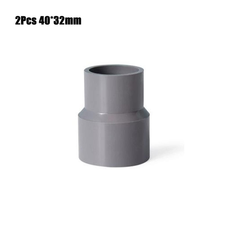 TOP-VIGOR 2pcs PVC DWV Reducer Coupling Schedule 40 Grey 32mm
