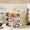 Cosmetics storage box, three-layer drawer, home desktop storage box, suitable