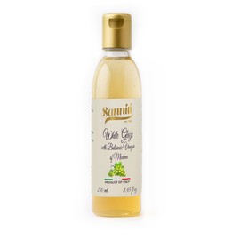 Sanniti Italian White Glaze with Balsamic Vinegar of Modena | Ideal for Dressing | Delicate Cream with a Sweet Taste, 8.45 oz