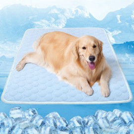 dgdgcool Cooling Mat for Dogs with Anti-Slip Bottom Dog Cooling Mat Machine Washable Water Absorption Top Cat Sleeping Pad