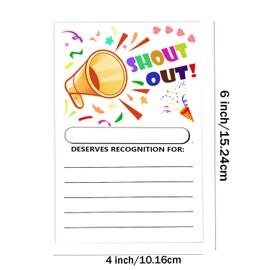 Shout Out Cards For Employees, Encouragement Card for Office Staff and Students, Public Service Recognition Week, Employee Appreciation Day or Teacher Appreciation Postcards (60 Count)
