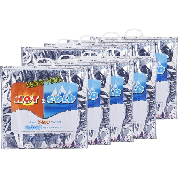 Superio Hot and Cold Insulated Bags, Thermal Lunch Bag (8,