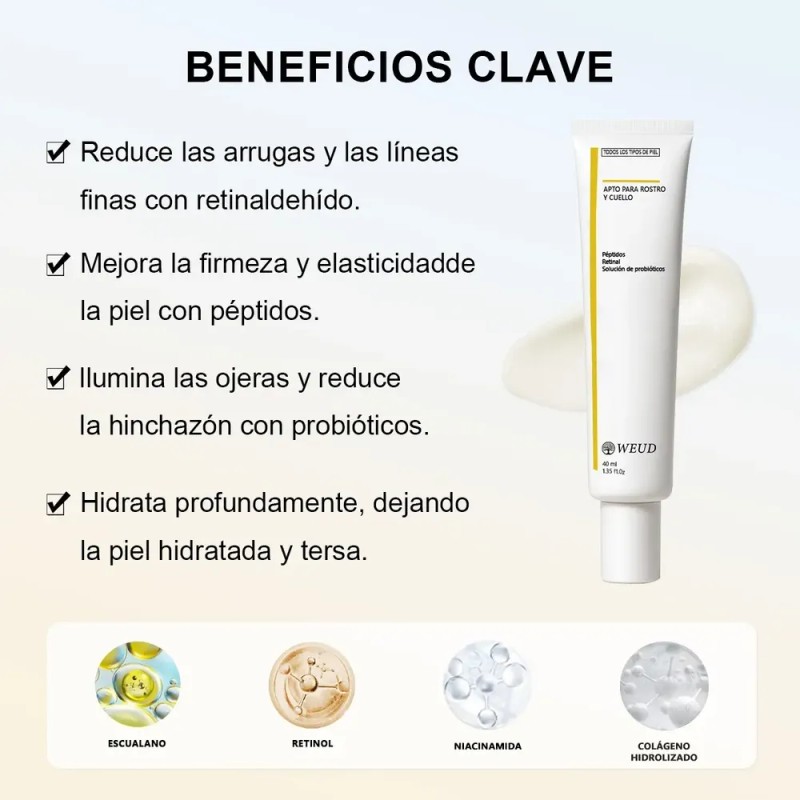 Kit Weud Rutina Completa Antiacne Sérum Crema Ojos 6 Piezas