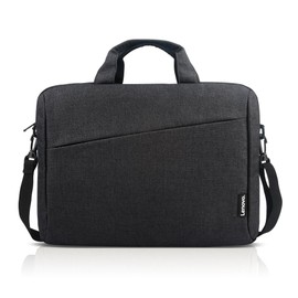 Lenovo Laptop Shoulder Bag T210, 15.6-Inch Laptop or Tablet, Sleek, Durable and Water-Repellent Fabric, Lightweight Toploader, Business Casual or School, GX40Q17229, Black