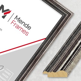 Mende Frames Picture Frame Antique 10 x 15 cm I Colour: Metal I Wooden Picture Frame I Photo Frame I Baroque Picture Frame Metal I Made in Germany I V450