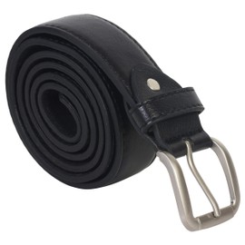 Men's Black Leather Money Belt Sizes 32 Through 56 (38)