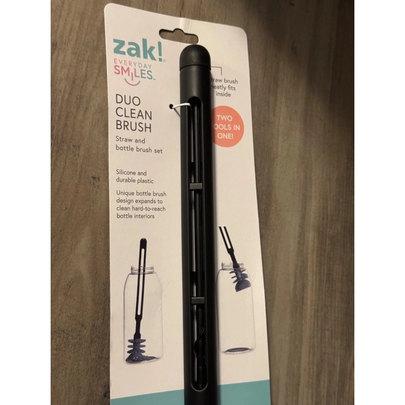 Zak NEW - ZAK! Duo Clean Brush Set STRAW &