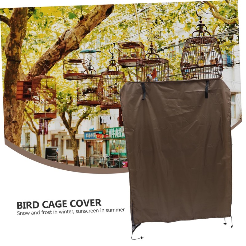 Kisangel Outdoor Bird Cage Cover Washable for Parrot and Animals
