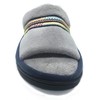 isotoner Womens Microterry Anna Slide, Stormy Grey, 8.5-9