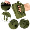 bvya Tactical Molle Pouch Multi-Purpose Compact Waist Pack Water-Resistant Small