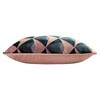 Paoletti Leveque Cushion Cover, Blush/Navy, 50 x 50 cm