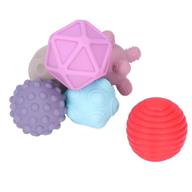 Soft Rubber Building Blocks DIY Infants Toddlers Manual Brain Relief