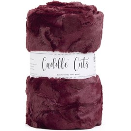 Minky Luxe Mirage 80 Black Cherry Cuddle Cuts 1 2.5-Yard Cut Shannon Fabrics