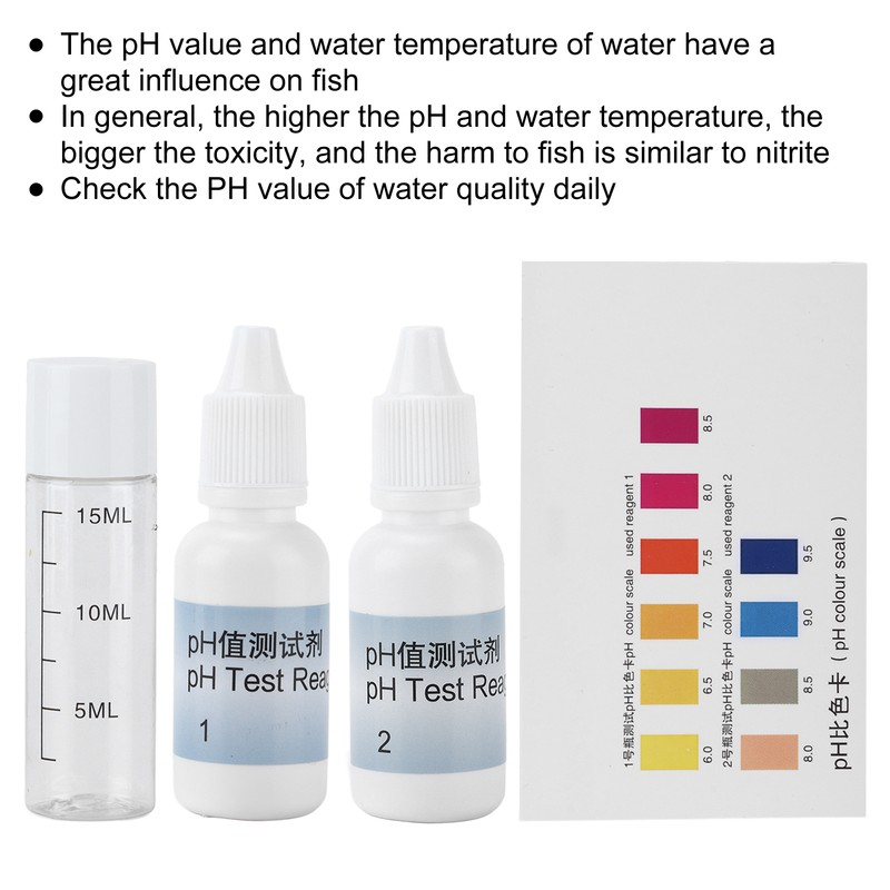 PH Value Test Agent Aquarium Fish Tank Water Quality PH
