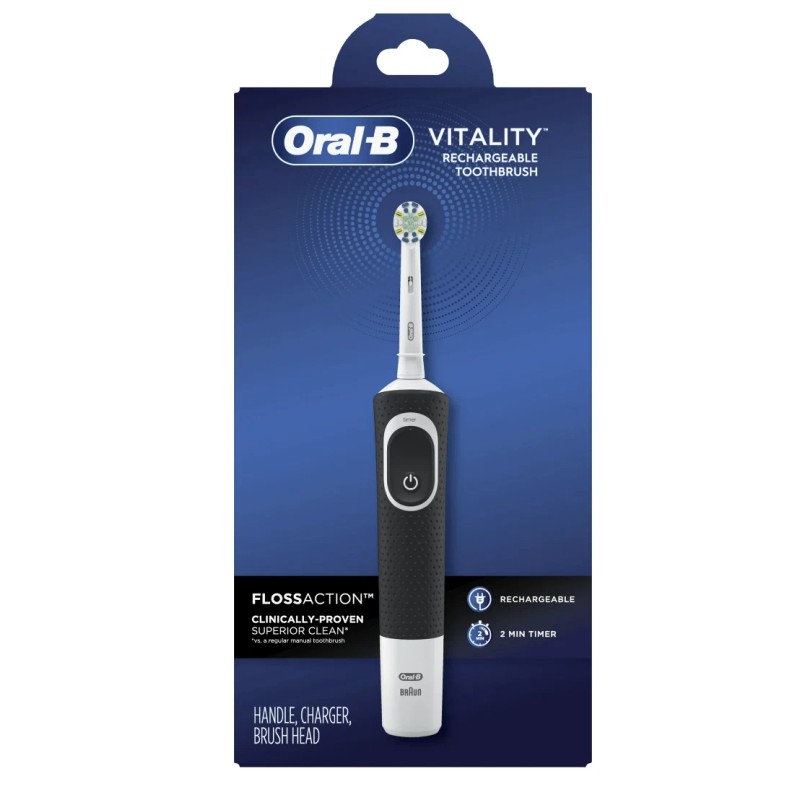 Oral-B Oral B Electric Rechargeable Toothbrush Vitality FlossAction Braun Powered