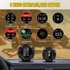 Auto-Neigungsmesser KFZ Geschwindigkeitsmesser OBD2 Digital GPS Tachometer HUD Anzeige Clinometer
