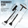 LXYYDS Car Ice Scraper with Broom, Snow Brush with Ice