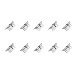 10 Pieces Self Closing Spring Hinges 2 Inch Stainless Steel Spring Loaded Door Hinges Auto Close Hinges for Cabinet Jewelry Box Screen