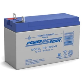Power Sonic PS1290NB 12v 9ah Sealed Lead Acid Battery Nb Terminals