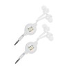 SEWACC 2pcs Retractable in-Ear Headphones with Noise Isolation Earbuds for