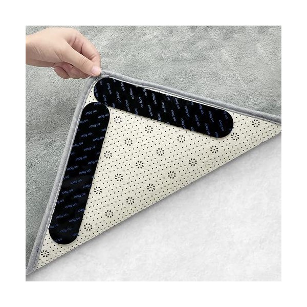 8pcs Rug Tapes, Extra Large Non Slip Rug Pads Grippers