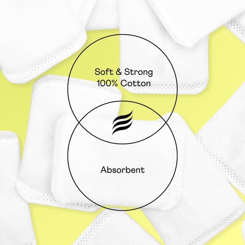 Swisspers Premium Cotton Pillows - 100% Natural, Ultra-Soft Beauty Essentials