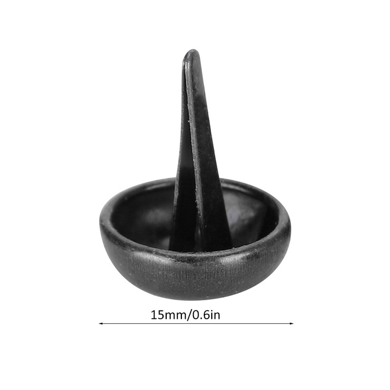 200Pcs Feet Pin Mushroom Shaped Tapered Stud 15mm Hardware Fitting