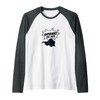 Superhero Off Duty: Funny Comic Style Graphic Raglan Baseball Tee,
