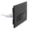 SPARES2GO Luxury Concealed Toilet Cistern Flush Plate Kit for Wall