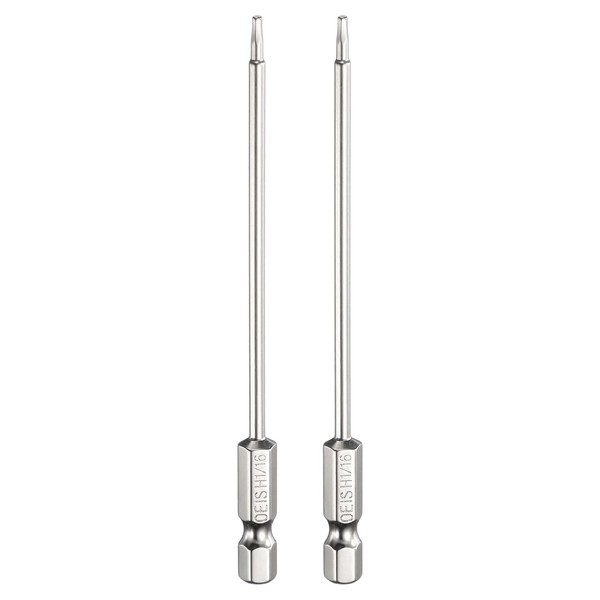 HARFINGTON 2pcs H1/16 Hex Head Screwdriver Bit 1/16" Flat Tip