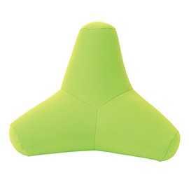 MOGU Cushion Cover, Yellow Green, Light Green, Tri-Pad Body, Dedicated Cover (Total Length Approx. 21.7 inches (55 cm)