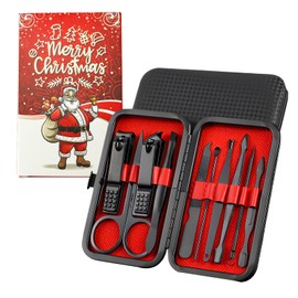 FIXBODY Manicure Set for Men, Stocking Stuffers for Adults, Teen Boy, Husband, Dad and Friends, Gift for Christmas, Nail Clipper Grooming Kit, Gift for Him, Women Stocking Stuffers for Christmas
