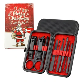 FIXBODY Manicure Set for Men, Stocking Stuffers for Adults, Teen Boy, Husband, Dad and Friends, Gift for Christmas, Nail Clipper Grooming Kit, Gift for Him, Women Stocking Stuffers for Christmas