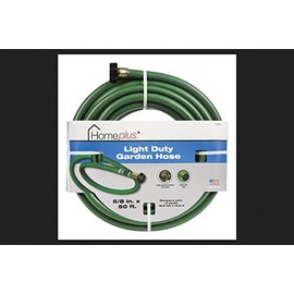 Home Plus 5/8 in. Dia. x 50 ft. L Medium-Duty Green Vinyl Hose