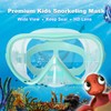 Kids Snorkel Swim Mask, Child Diving Mask Anti-Fog Swim Goggles