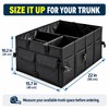 Large Collapsible Car Trunk Organizer for Storage – 600D Oxford