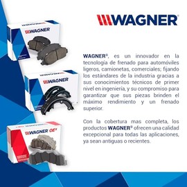 WAGNER Balatas Cerámicas Traseras Compatible con MAZDA CX-3 de 2019 a 2021