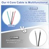 MECCANIXITY USB Extension Cable with ON/Off Button Switch 1m USB